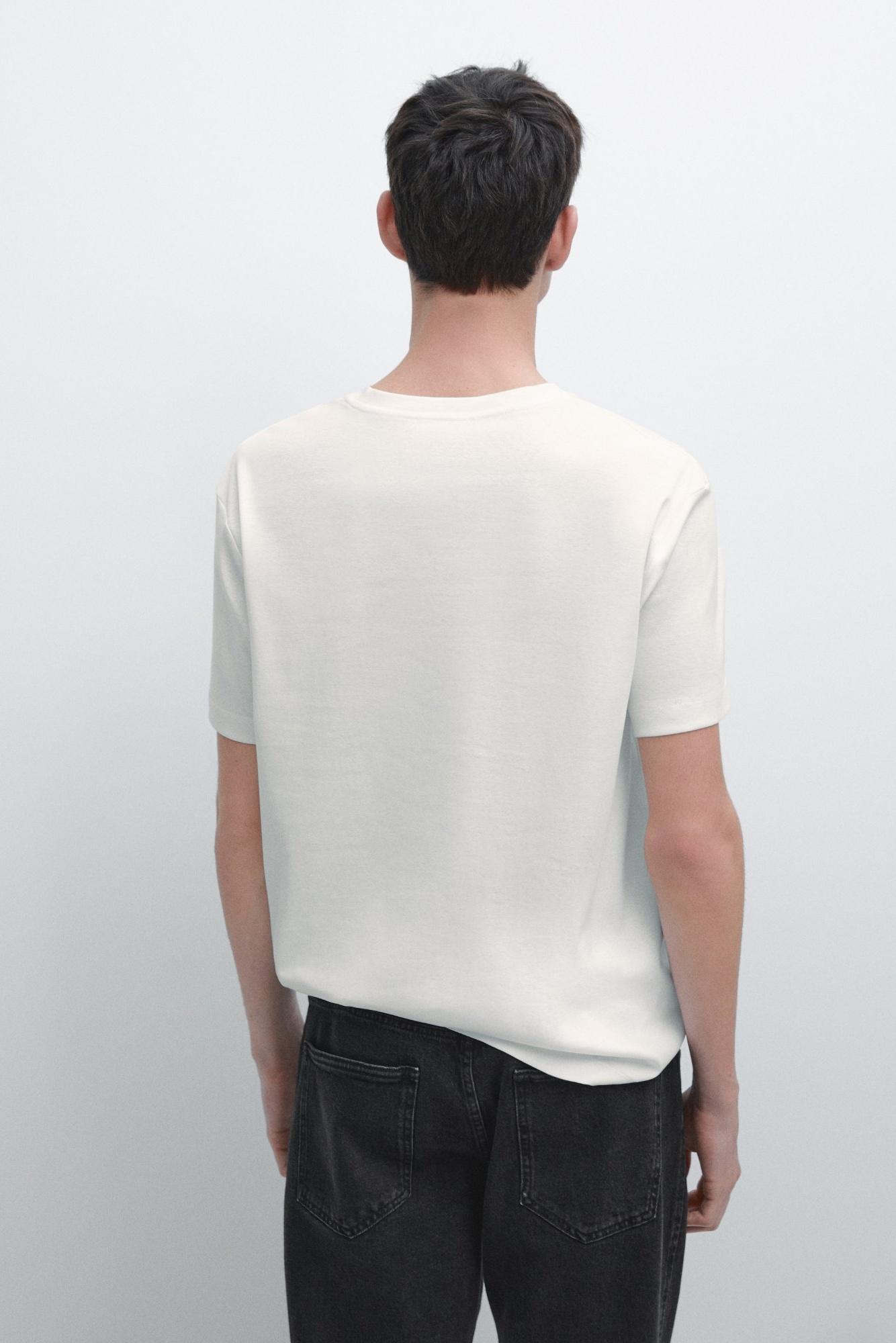 100% mercerised cotton T-shirt